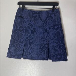 Golfini Dark & Stormy Blue Gold Skirt Size 2‎